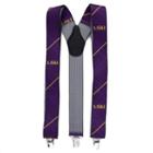 Men's Lsu Tigers Oxford Suspenders, Purple