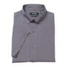 Men's Apt. 9&reg; Slim-fit Stretch Button-down Collar Dress Shirt, Size: L 16.5-17, Dark Grey