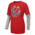 Boys 8-20 Adidas Court Performance Tee, Size: Small, Med Red