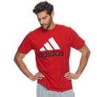 Men's Adidas Logo Tee, Size: Medium, Red Other