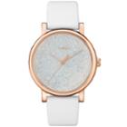 Timex Women's Elevated Classic Crystal Accent Leather Watch - Tw2r95000jt, Size: Medium, White