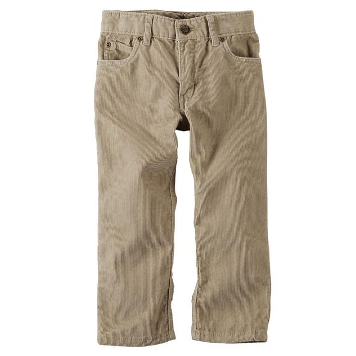Boys 4-8 Carter's Corduroy Pants, Boy's, Size: 5, Med Beige