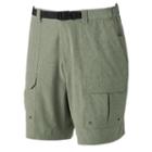 Men's Croft & Barrow&reg; Classic-fit Belted Performance Cargo Shorts, Size: 40, Dark Green