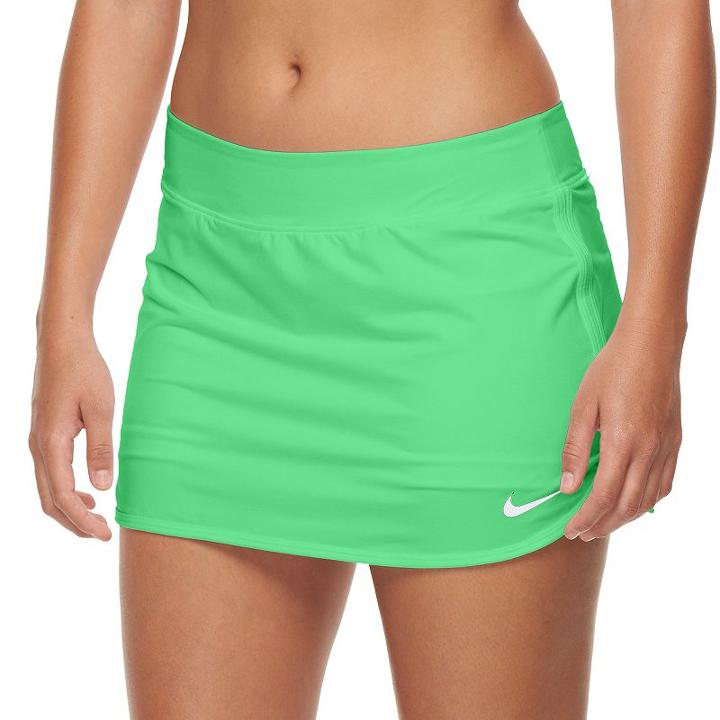 Nike, Women's Pure Dri-fit Tennis Skort, Size: Xl, Green