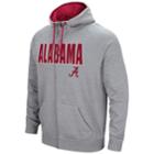 Men's Campus Heritage Alabama Crimson Tide Full-zip Hoodie, Size: Xxl, Grey (charcoal)