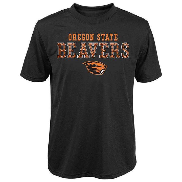 Boys 8-20 Oregon State Beavers Fulcrum Performance Tee, Boy's, Size: L(14/16), Black