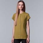 Women's Simply Vera Vera Wang Essential Popover Top, Size: Xs, Med Green