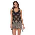 Women's Portocruz Floral Scoopneck Cover-up, Size: Large, Ovrfl Oth