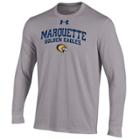 Men's Under Armour Marquette Golden Eagles Long-sleeve Tee, Size: Xxl, Mrq Gray