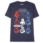 Boys 8-20 Star Wars: Episode Vii The Force Awakens American Bb-8 Tee, Boy's, Size: Large, Blue (navy)