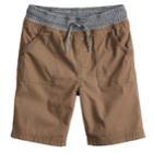 Boys 4-12 Sonoma Goods For Life&trade; Pork Chop Pull On Shorts, Size: 7, Med Brown