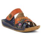 L'artiste By Spring Step Leigh Women's Sandals, Size: 40, Blue (navy)