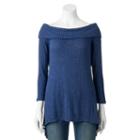 Women's French Laundry Off-the-shoulder Ribbed Top, Size: Xl, Blue