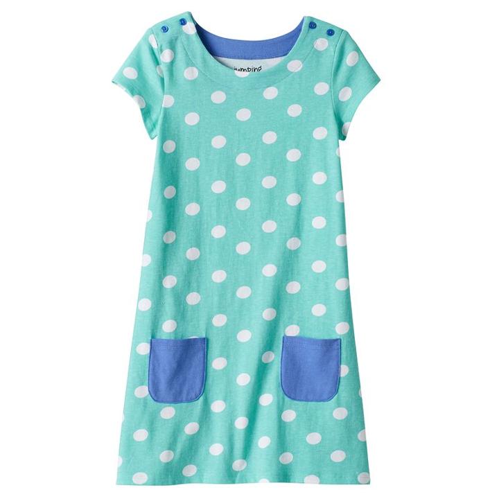 Girls 4-10 Jumping Beans&reg; Polka-dot Shift Dress, Girl's, Size: 4, Brt Green