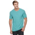 Big & Tall Sonoma Goods For Life&trade; Supersoft Stretch V-neck Tee, Men's, Size: Xxl Tall, Turquoise/blue (turq/aqua)