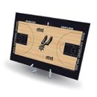 San Antonio Spurs Replica Basketball Court Display, Size: Novelty, Multicolor