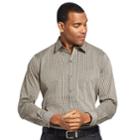 Men's Van Heusen Traveler Stretch Slim-fit No-iron Button-down Shirt, Size: Xxl, Med Beige