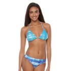 Women's Dahui Halter Triangle Bikini 2-pc. Set, Size: Small, Med Purple