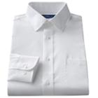 Men's Croft & Barrow&reg; Fitted Solid Easy Care Spread-collar Dress Shirt, Size: 17-32/33, White