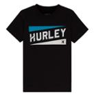 Boys 4-7 Hurley Stadium Lines Black Graphic Tee, Boy's, Size: 7