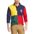 Men's Chaps Classic-fit Rugby Shirt, Size: Large, Blue (navy)