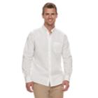 Men's Sonoma Goods For Life&trade; Modern-fit Long Sleeve Solid Poplin Button-down Shirt, Size: Small, White