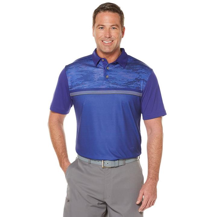 Men's Grand Slam Regular-fit Performance Golf Polo, Size: Xxl, Blue (navy)