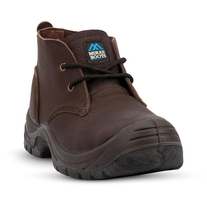 Mcrae Industrial Safety Casual Men's Chukka Work Boots, Size: Medium (7.5), Brown