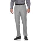 Men's Croft & Barrow&reg; Essential Classic-fit Flat-front Dress Pants, Size: 34x32, Grey