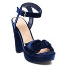 Lc Lauren Conrad Azalea Women's High Heel Sandals, Size: 7.5, Blue