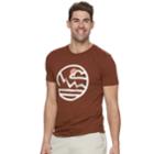 Men's Sonoma Goods For Life&trade; Circle Skyline Tee, Size: Small, Dark Red