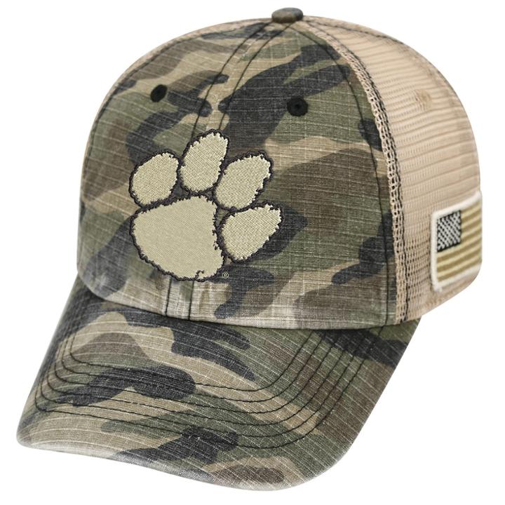 Adult Top Of The World Clemson Tigers Declare One-fit Cap, Men's, Green Oth