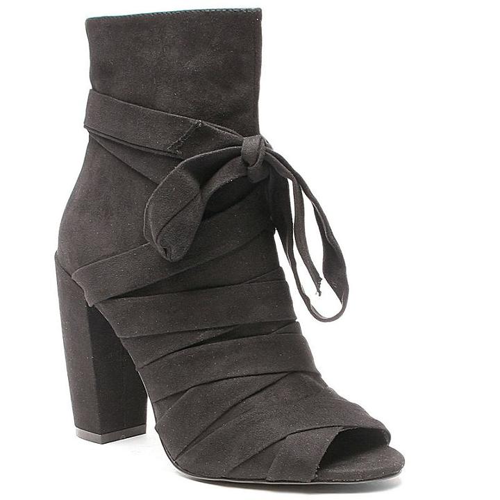 2 Lips Too Too Giselle Women's Ankle Boots, Size: Medium (11), Black