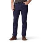 Men's Lee Regular-fit Stretch Straight-leg Jeans, Size: 36x34, Med Blue