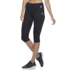 Women's Fila Sport&reg; Reflective Capri Leggings, Size: Xl, Black