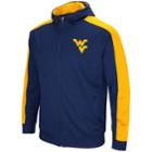 Men's West Virginia Mountaineers Setter Full-zip Hoodie, Size: Small, Med Blue