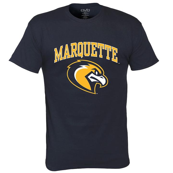 Men's Marquette Golden Eagles Pride Mascot Tee, Size: Xl, Blue (navy)