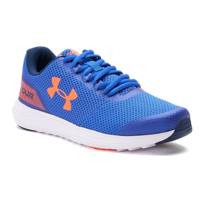 Under Armour Surge Grade School Boys' Running Shoes, Size: 5, Blue