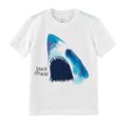Boys 4-8 Shark Snack Attack Graphic Tee, Size: 7, White
