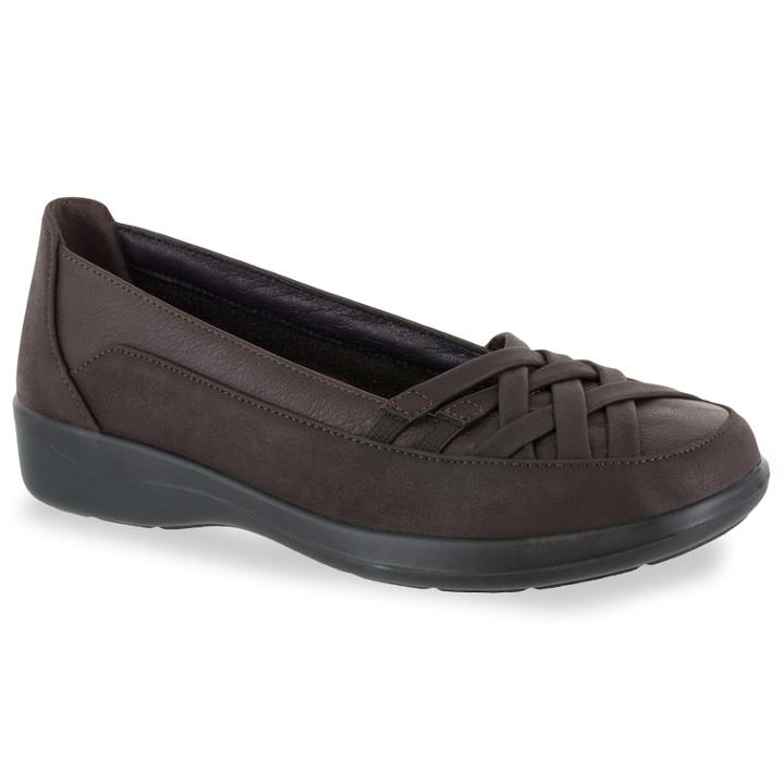 Easy Street Vista Women's Flats, Size: Medium (10), Brown