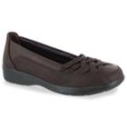 Easy Street Vista Women's Flats, Size: Medium (10), Brown