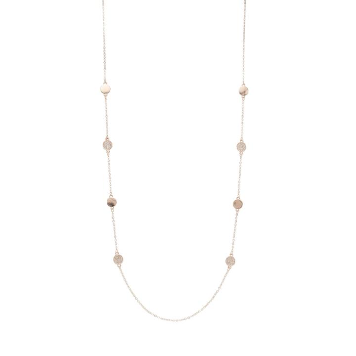 Lc Lauren Conrad Pave & Disc Long Necklace, Women's, Pink