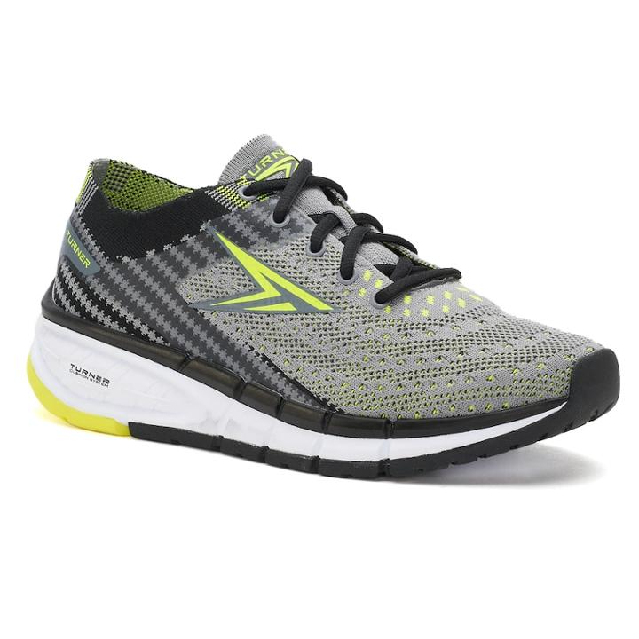 Turner Footwear T Levon Men's Running Shoes, Size: 11, Grey