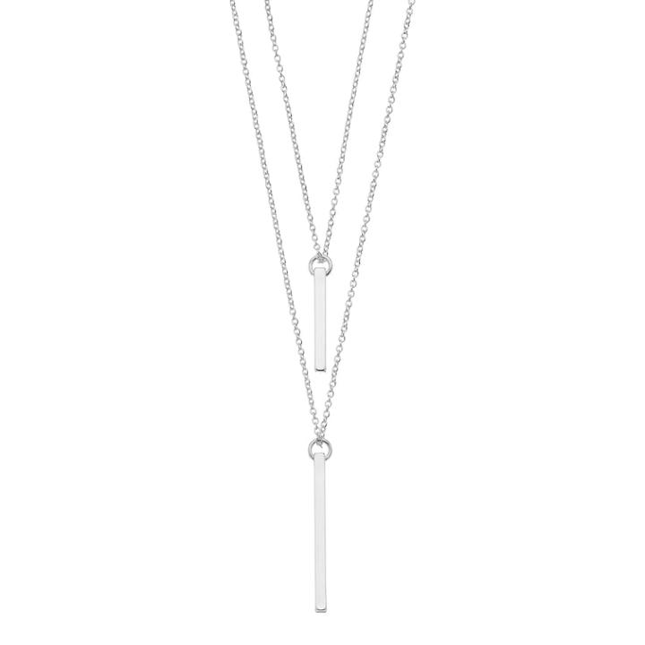 Lc Lauren Conrad Multi Strand Stick Pendant Necklace, Women's, Silver