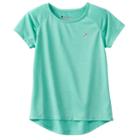 Girls 4-6x Champion Raglan Athletic Tee, Girl's, Size: 5, Turquoise/blue (turq/aqua)