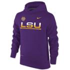 Boys 8-20 Nike Lsu Tigers Therma-fit Ko Hoodie, Boy's, Size: M(10-12), Purple