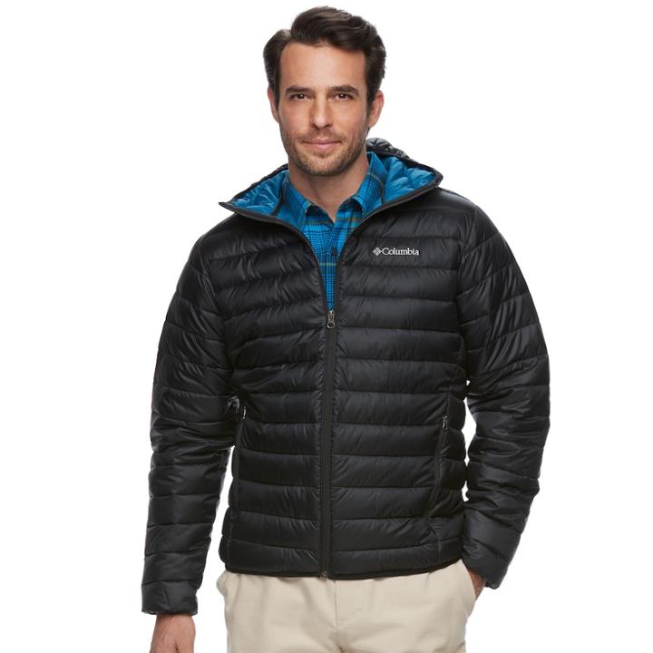 Big & Tall Columbia Elm Ridge Hooded Puffer Jacket, Men's, Size: 3xl Tall, Grey (charcoal)