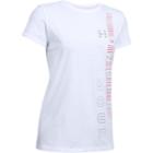 Women's Under Armour Logo Graphic Running Tee, Size: Large, White