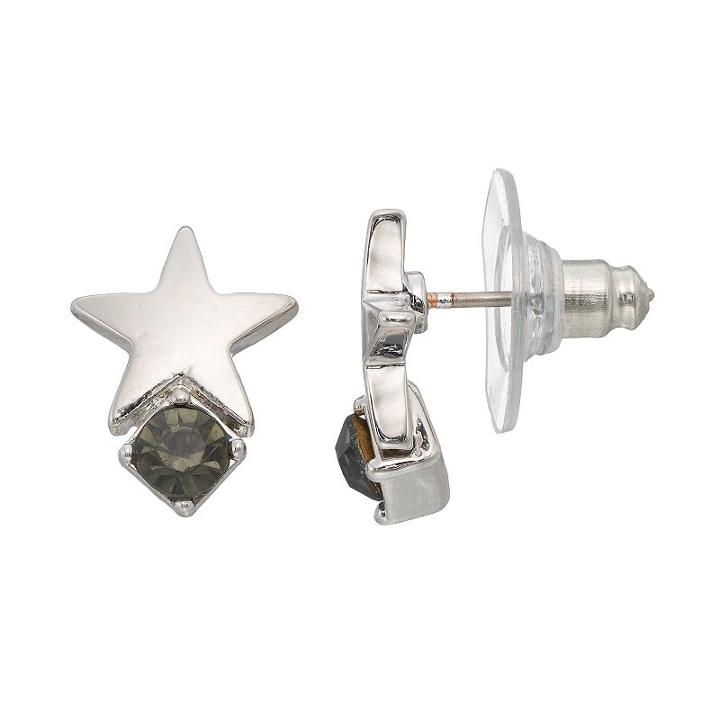 Simply Vera Vera Wang Nickel Free Star Stud Earrings, Women's, Silver