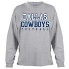 Men's Dallas Cowboys Practice Tee, Size: Large, Grey